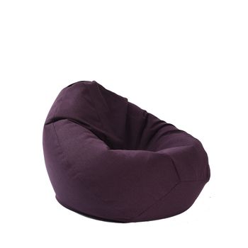 Fotoliu pufrelax tip sac nirvana grande textil, fancy purple, husa detasabila, umplut cu perle polistiren