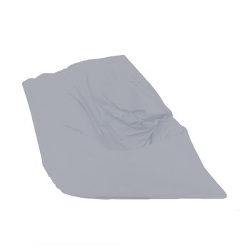 Fotoliu mare, magic pillow - panama grey , pretabil si la exterior, umplut cu perle polistiren,
