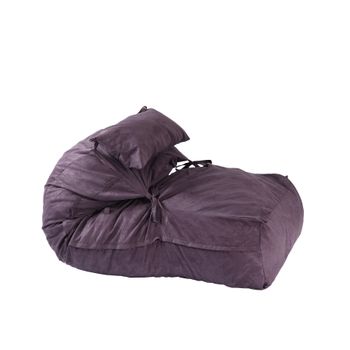 Fotoliu pufrelax yoga xl cu perna magnetic ink ( textil) umplut cu fulgi de burete memory mix