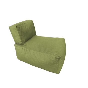 Fotoliu pufrelax coco roco, chelford green ( textil) umplut cu fulgi de burete memory mix