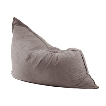 Fotoliu tip perna magic pillow xxl, old oak gama plush honey umplut cu fulgi de burete memory mix