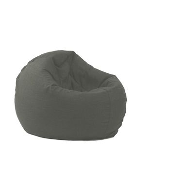 Fotoliu pufrelax relaxo , - moon grey cu husa detasabila textila, umplut cu perle polistiren