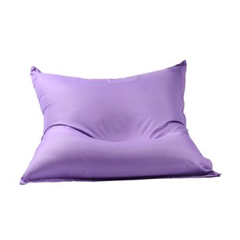 Fotoliu tip perna magic pillow, panama mov, pretabil si la exterior, umplut cu perle polistiren