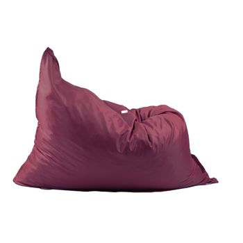 Fotoliu tip perna magic pillow xxl, panama bordo pretabil si la exterior umplut cu fulgi de burete memory mix