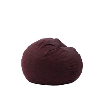 Fotoliu pufrelax matusalem - black wine ( rustic) umplut cu fulgi de burete memory mix