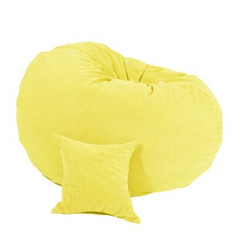 Set fotoliu king size + perna decorativa - quince husa detasabila, pat, cu fulgi de burete memory mix,