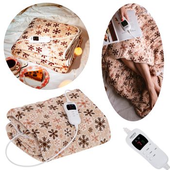 Patura electrica cu temporizator cr 7430, super soft, dimensiuni 160x180cm