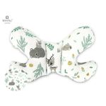 MimiNu - Perna bebelusi Butterfly, Forest friends Grey/Mint fotografia produsului