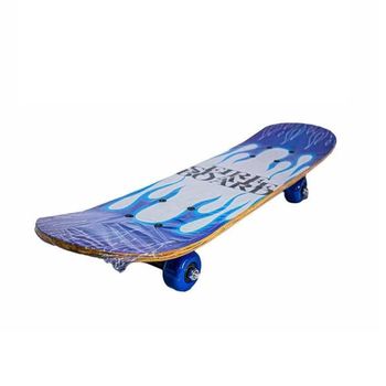 Placa Skateboard Din Lemn, 80 Cm, Flacari