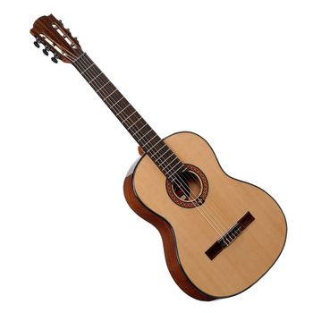 Chitara clasica klausstech pentru copii, marime medie, 6 corzi, usor de folosit, compacta si ergonomica, lemn