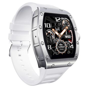 Ceas smartwatch neo™ smart wear premium, alb, display ips, calorii, puls, tensiune arteriala, saturatie oxigen din sange, impermeabil