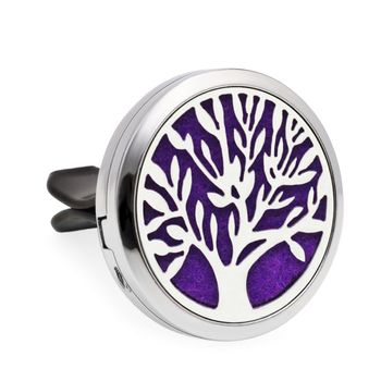 Difuzor auto aromoterapie neo hg047, tree of life optimist, cu uleiuri esentiale, eco friendly, otel inoxidabil