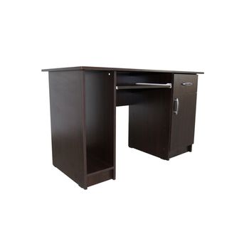 Birou nero cu 1 usa si 1 sertar, wenge,120x74x60cm