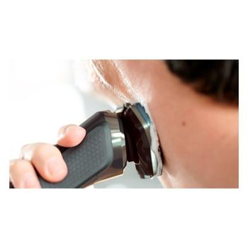 Aparat de barbierit electric umed si uscat philips s7786/55, senzor motion control, toc pentru transport, argintiu-negru