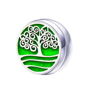 Brosa tip pin rever aromaterapie 12mm neo ms858 cu uleiuri esentiale, otel inoxidabil de inalta calitate, antialergic