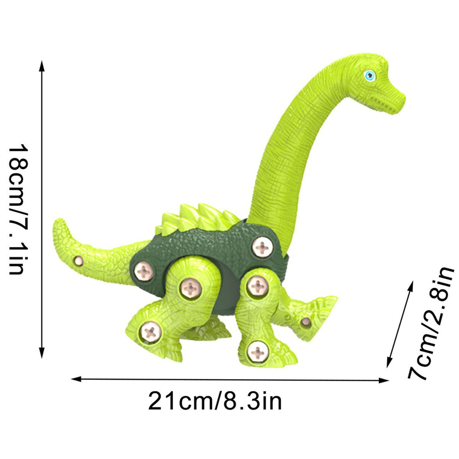Jucarie interactiva Quasar & Co., dinozaur Brachiosaurus, verde fotografia produsului View 2 L