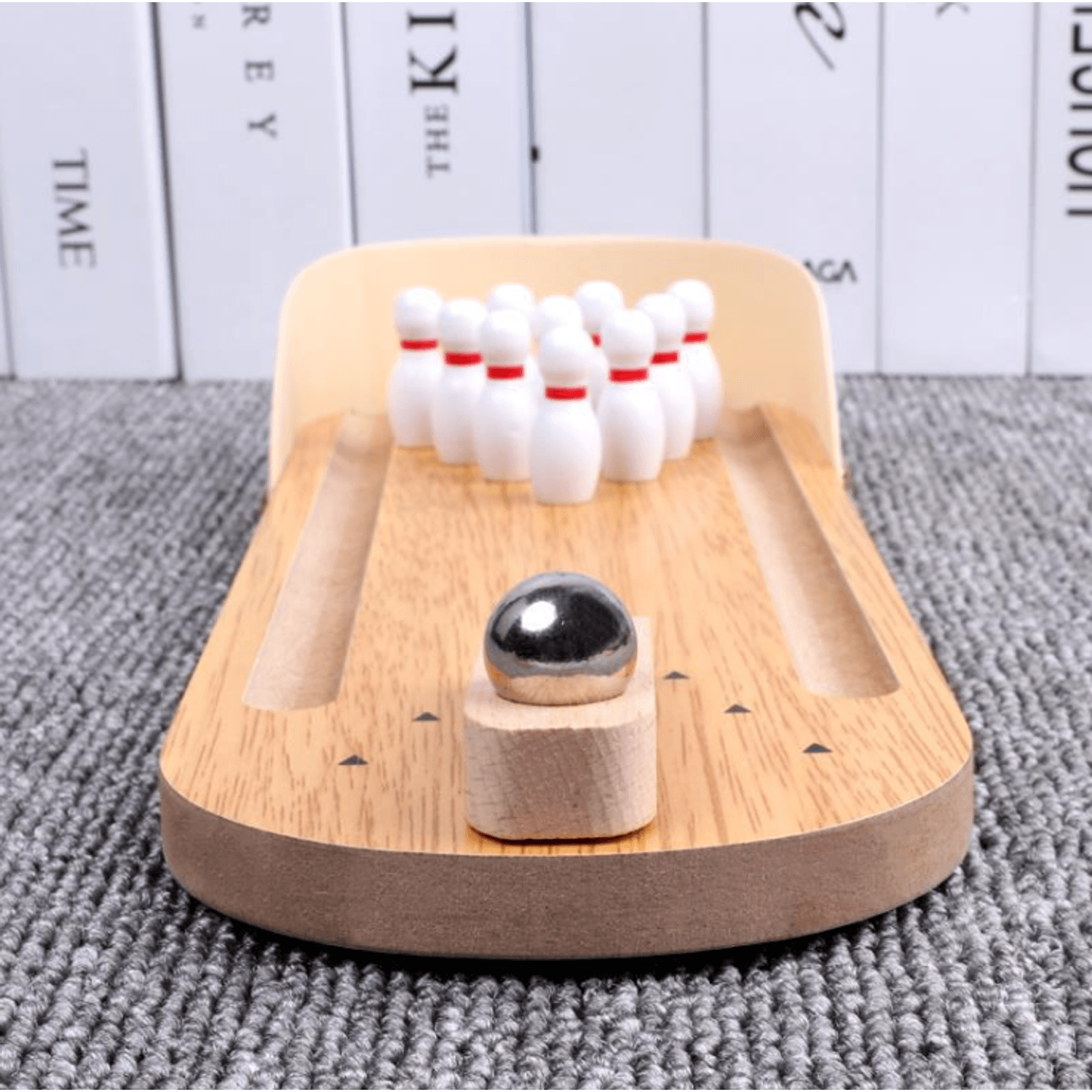 Jucarie antistres Mini Bowling joc de masa fotografia produsului View 3 L