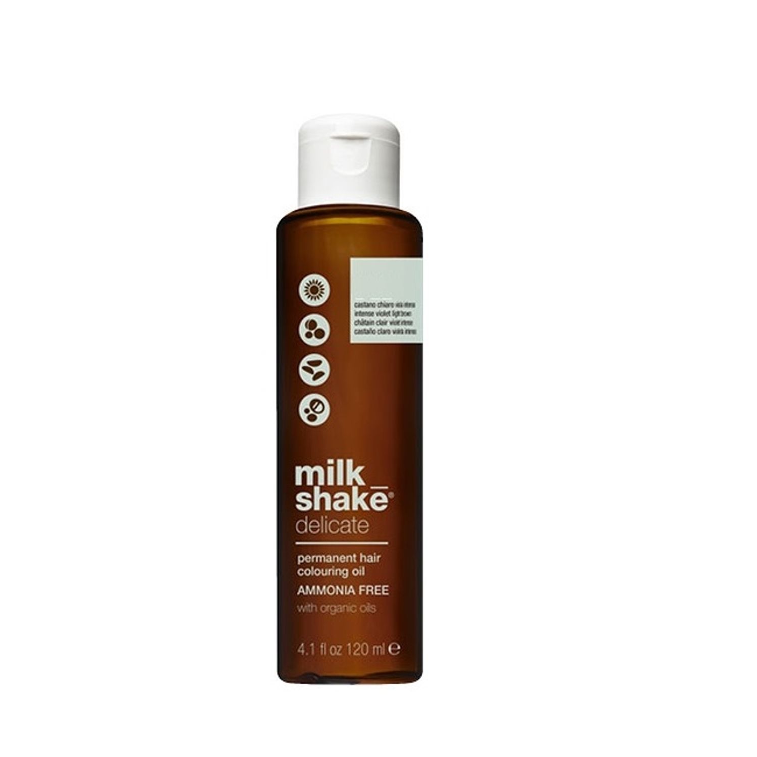 Vopsea permanenta pe baza de ulei Milk Shake Delicate 3, Castaniu Inchis, 120ml fotografia produsului