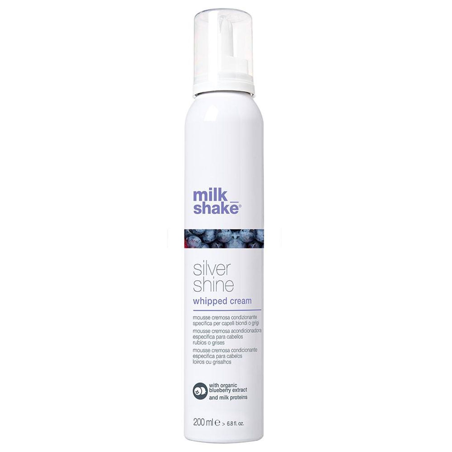 Balsam spuma Milk Shake Silver Shine Whipped Cream, 200ml fotografia produsului