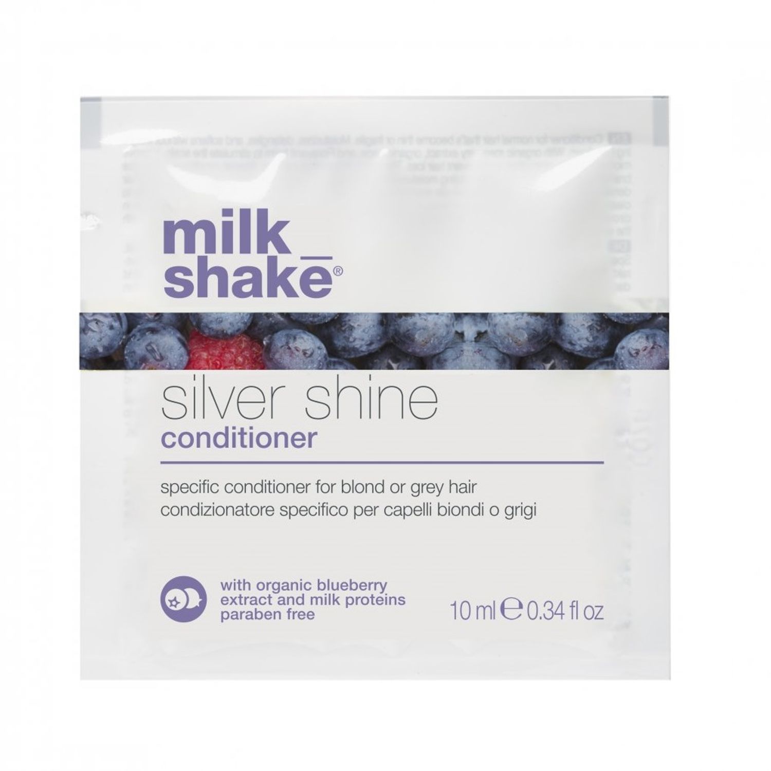 Balsam pentru par Milk Shake Silver Shine, 10ml fotografia produsului