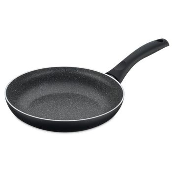 Tigaie delimano mondo, d 20 cm, strat antiaderent, pentru toate suprafetele de incalzire, gri-negru