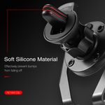 Suport telefon auto cu sistem de prindere pe ventilatie, 360 de grade, Negru/Rosu fotografia produsului View 7 S