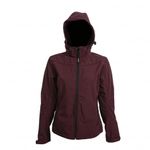 Geaca softshell mel Maupiti , burgundy, M fotografia produsului