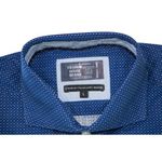Camasa Barbati fashion house model puncte regular fit albastru M fotografia produsului View 3 S