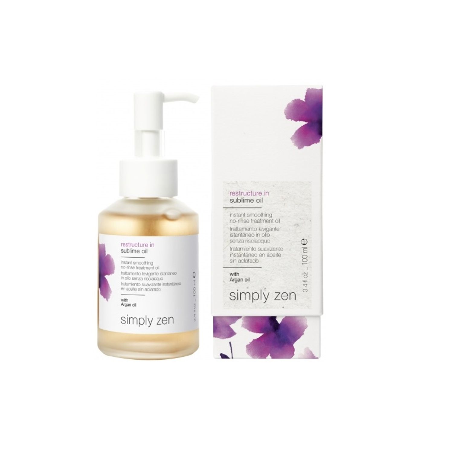 Tratament pentru par Simply Zen Restructure In Sublime Oil, 100ml fotografia produsului