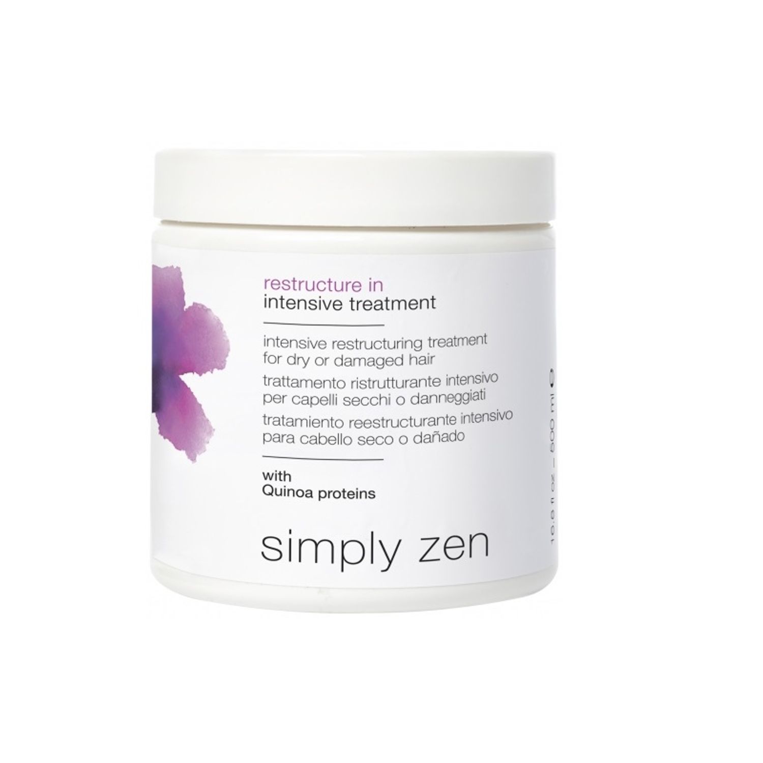 Masca pentru par Simply Zen Restructure In Intensive Treatment, 500ml fotografia produsului