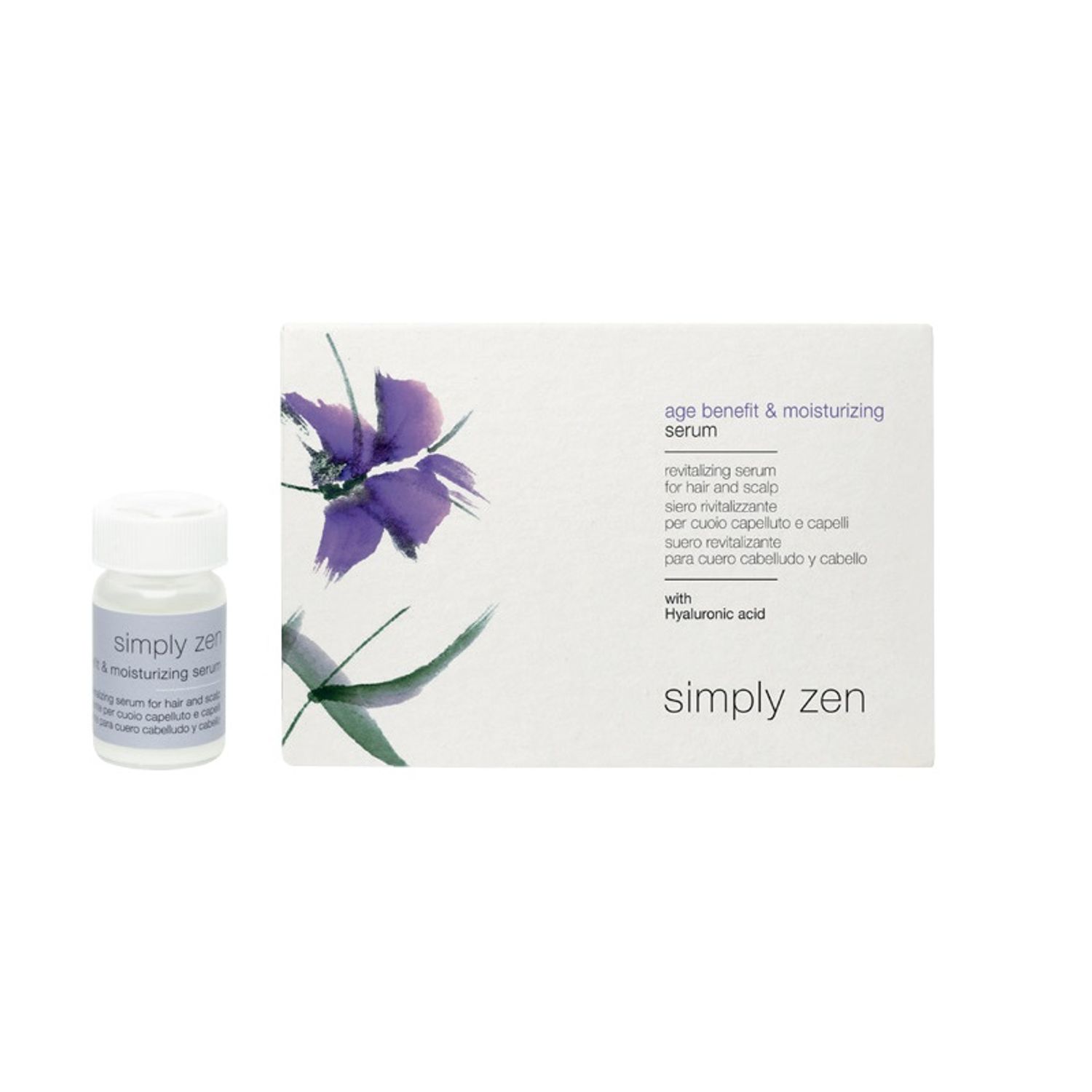 Ser pentru par si scalp Simply Zen Age Benefit & Moisturizing, 12x5ml fotografia produsului