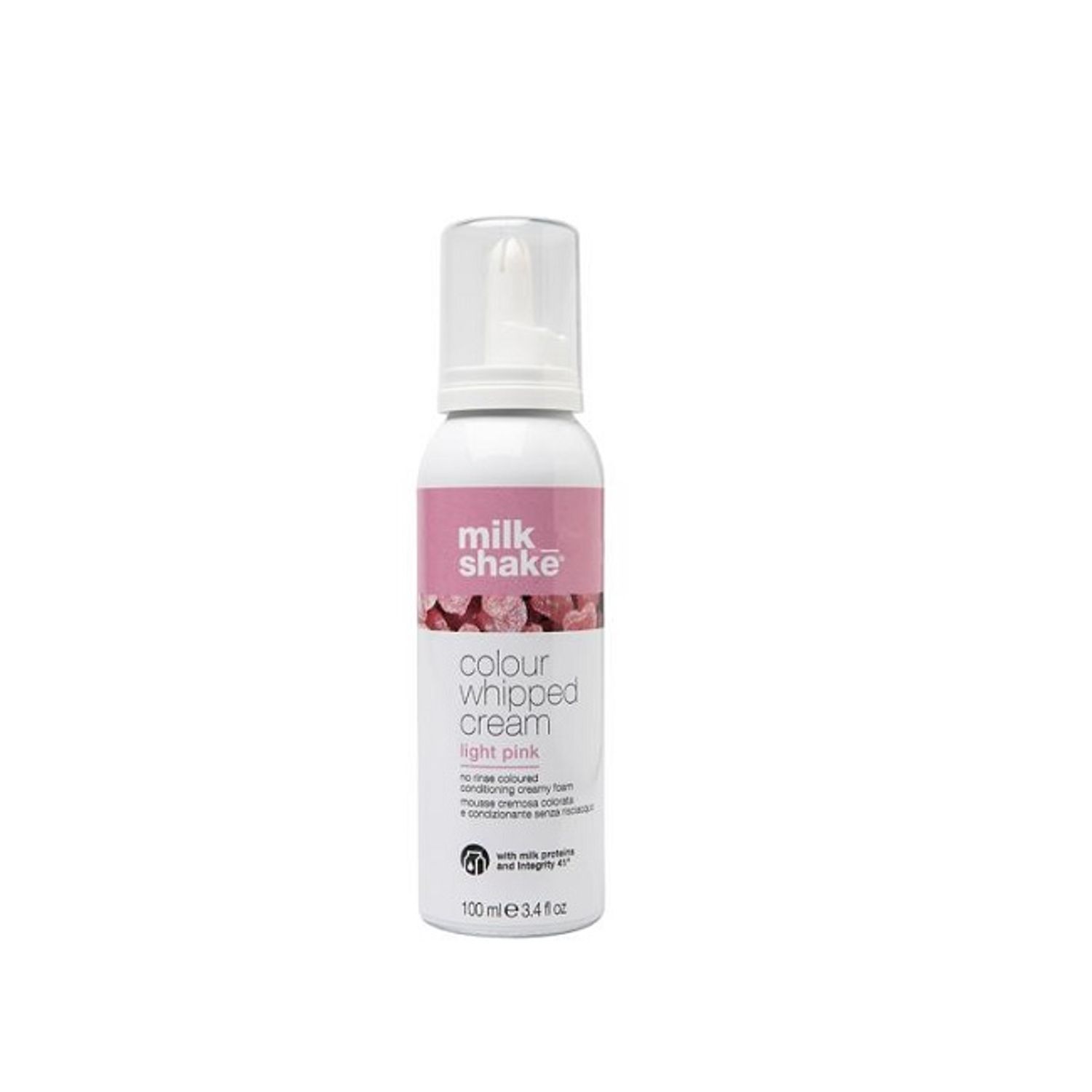 Spuma nuantatoare Milk Shake Colour Whipped Cream Light Pink, 100ml fotografia produsului