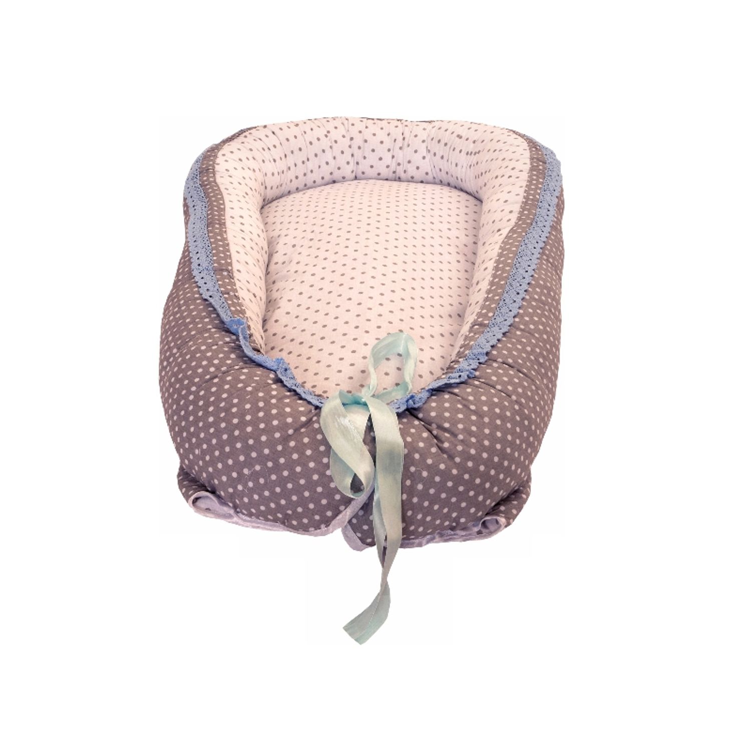 Baby Nest din Cocos MyKids Gray-Blue Ice fotografia produsului View 2 L