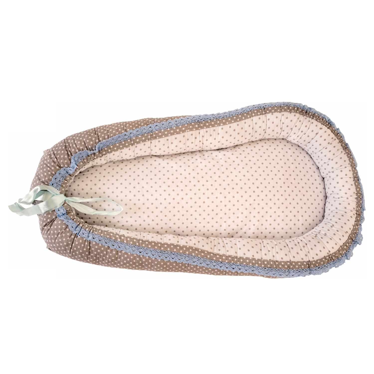 Baby Nest din Cocos MyKids Gray-Blue Ice fotografia produsului View 3 L