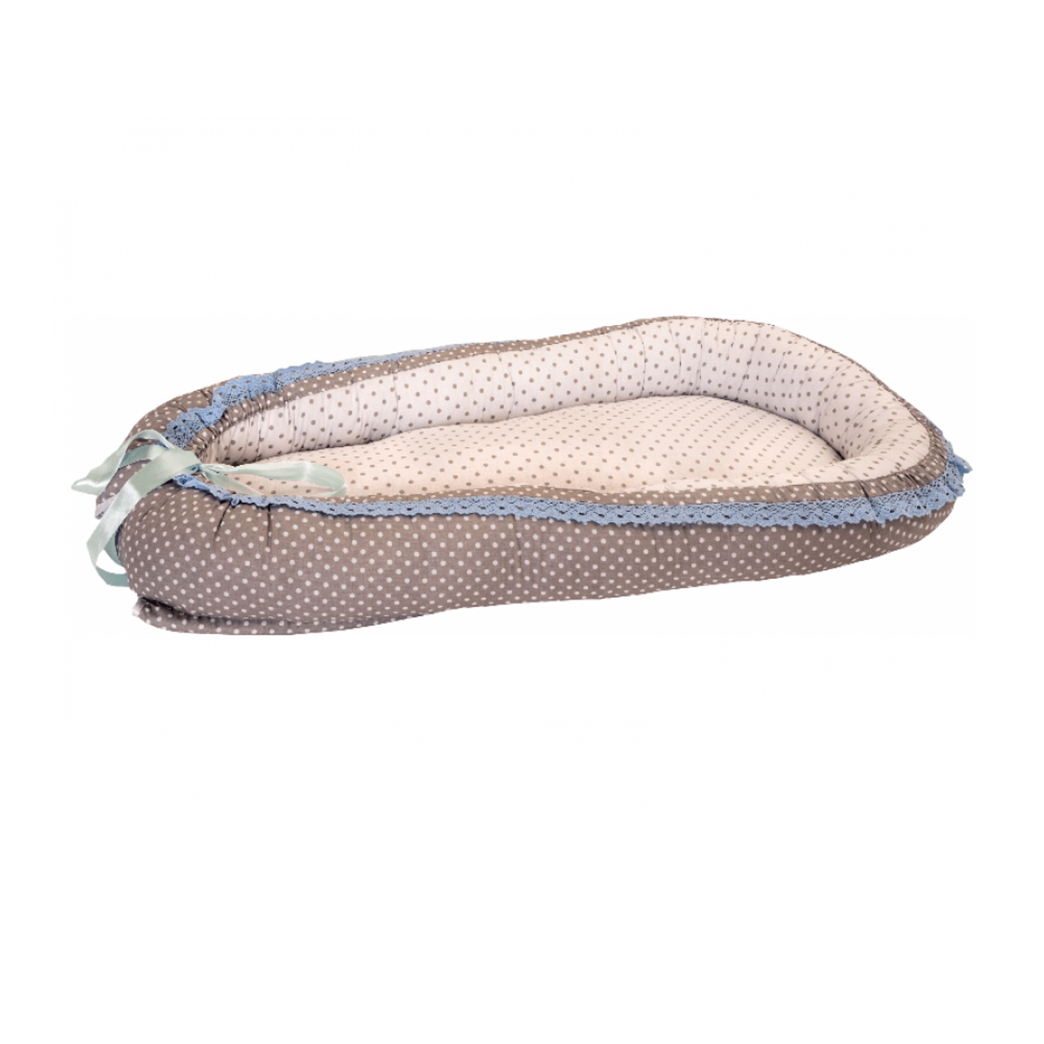 Baby Nest din Cocos MyKids Gray-Blue Ice fotografia produsului