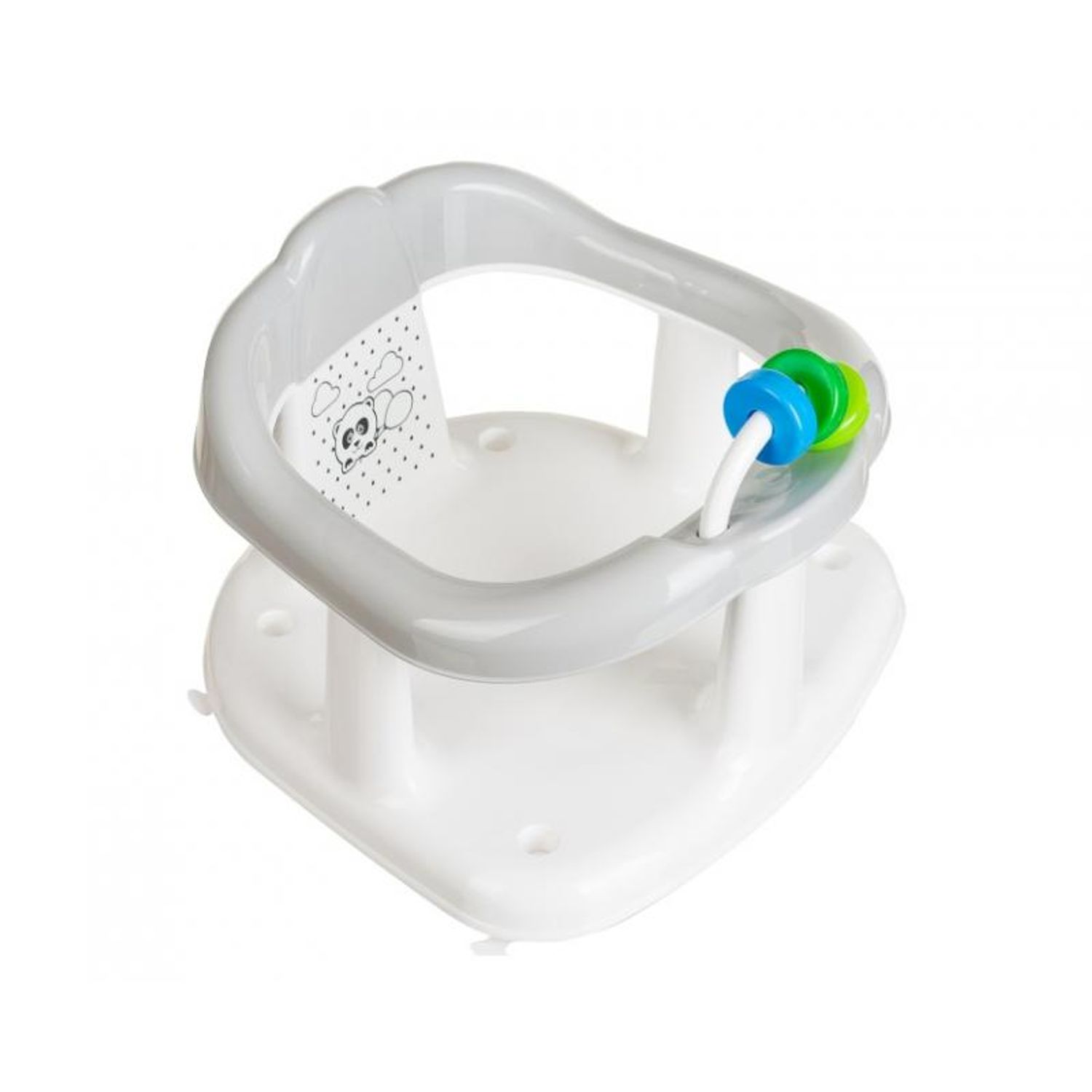 Scaun de baie bebelusi Panda White-Grey fotografia produsului View 2 L