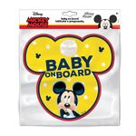 Semn de avertizare Baby on Board Mickey Seven SV9612 fotografia produsului View 3 S