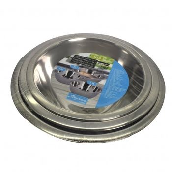Set bol inox 3 piese, elegance , 1.3l, 1.8l, 2l
