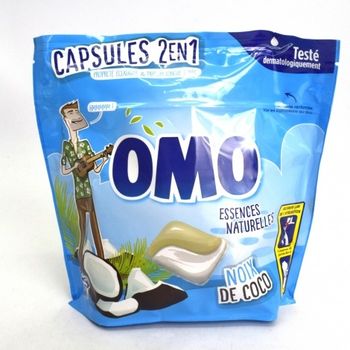 Pachet detergent capsule, Omo, parfum esenta naturala nuca de cocos, 30 capsule x 24.1g, 723g elefant.ro imagine noua 2022