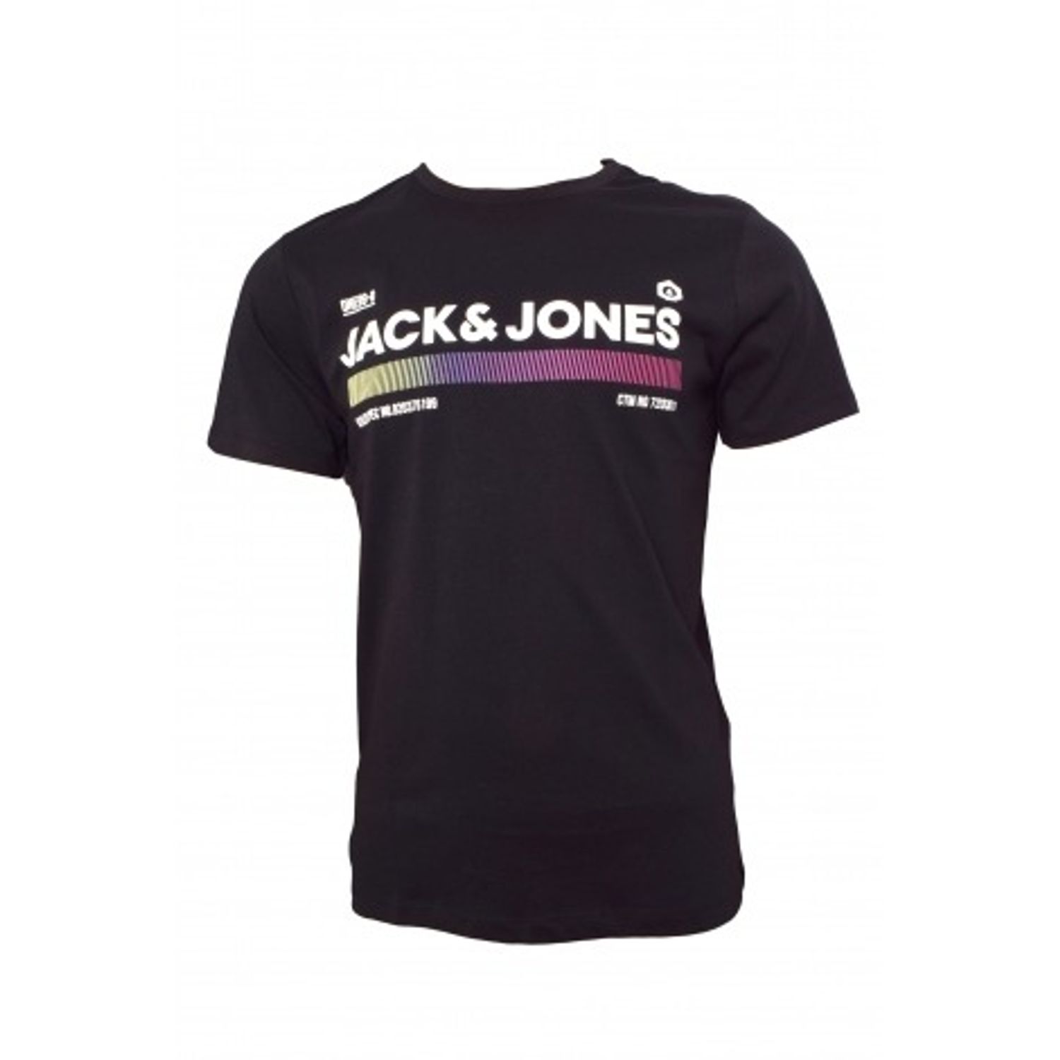 Tricou barbati Jack & Jones ONE 99, bumbac, negru, M fotografia produsului