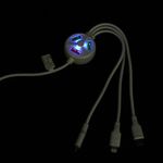 Cablu de incarcare 6-1, Soundlogic, alb fotografia produsului View 3 S