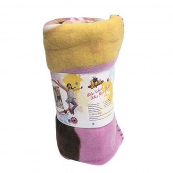 Patura fleece coral pentru copii soy luna, multicolor, 100x150 cm, 796978