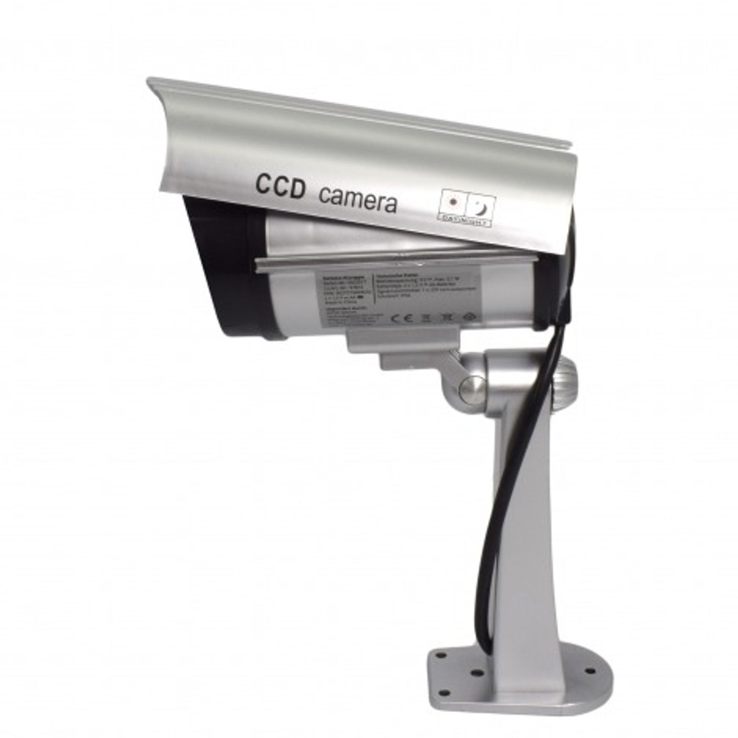 Camera de supraveghere falsa, CCD, argintie fotografia produsului View 3 L
