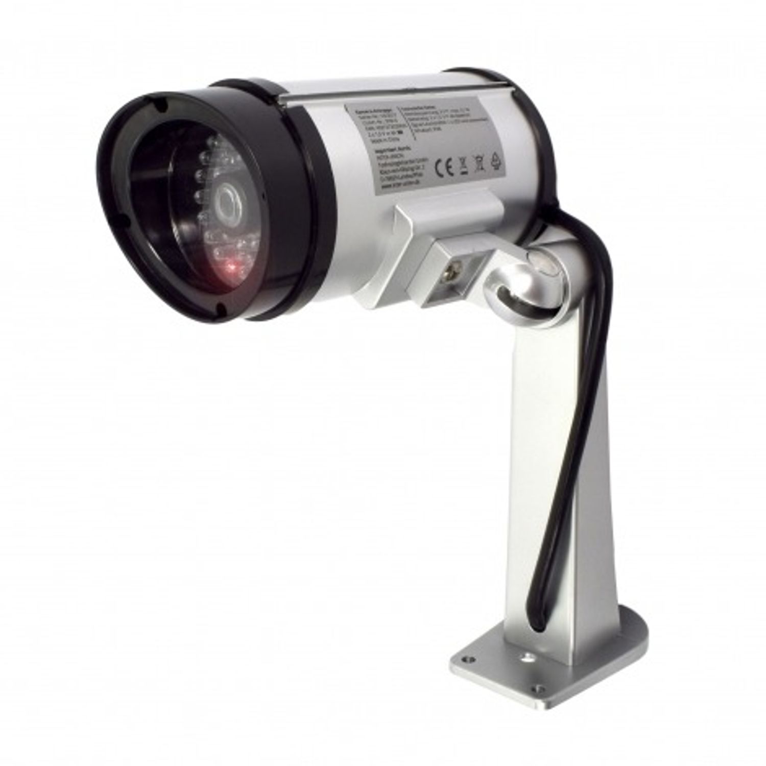 Camera de supraveghere falsa, CCD, argintie fotografia produsului