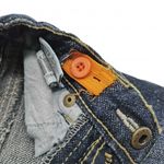 Jeans talie regular Wellyou, pentru bebe, 68/74, denim fotografia produsului View 3 S