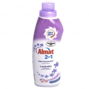 Detergent lichid plus balsam 2 in 1, Almat, 25 spalari, super concentrat, 875ml Almat imagine 2022 caserolepolistiren.ro