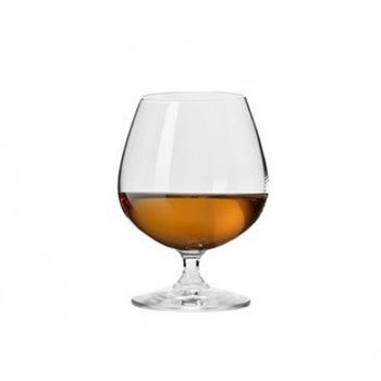 Set 6 pahare coniac din cristal krosno