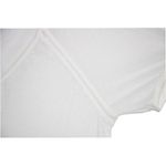 Tricou cu maneca scurta, din in Cotton, Alb, S fotografia produsului View 2 S