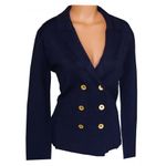 Sacou femei cu nasturi, Tom, Navy, 36 fotografia produsului