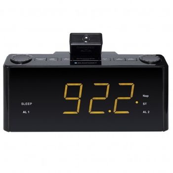 Ceas digital cu radio si proiectie ora blaupunkt, 249x 88x104 mm, negru